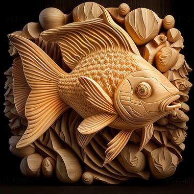 3D model Shell agassiz fish (STL)